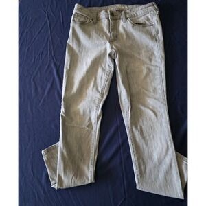 Universal Thread Women's Mid Rise Skinny Jeans Light Gray Size 6 Stretch Denim